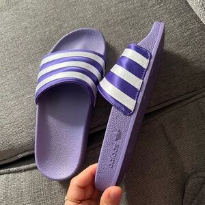 Adidas Adilette Purple Slide Sandals